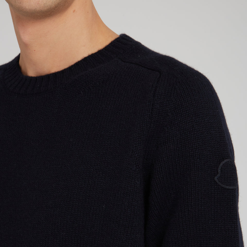 Blue wool sweater