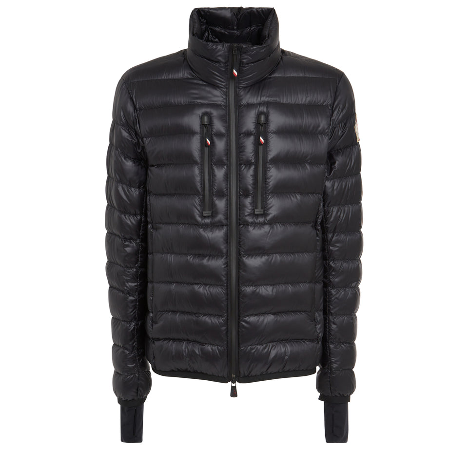 "Hers" down jacket in black fabric