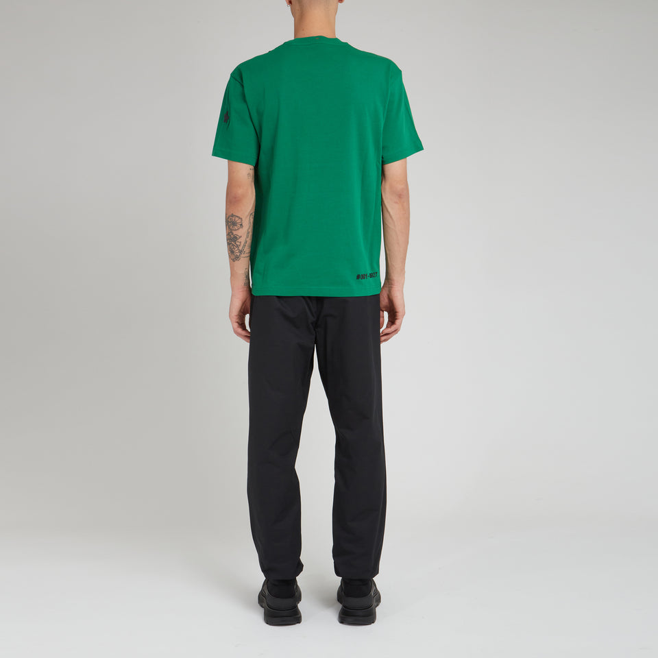 Green cotton T-shirt