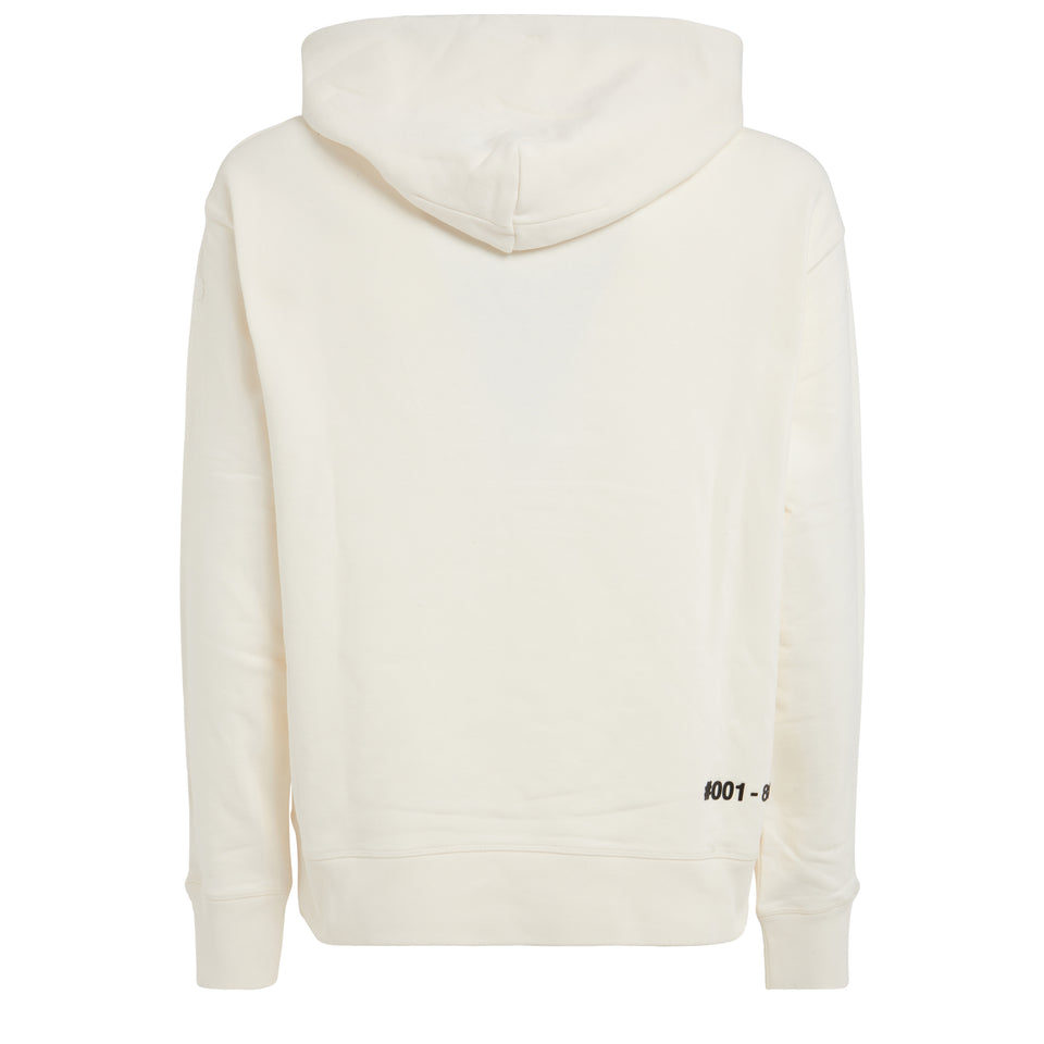 White cotton sweatshirt