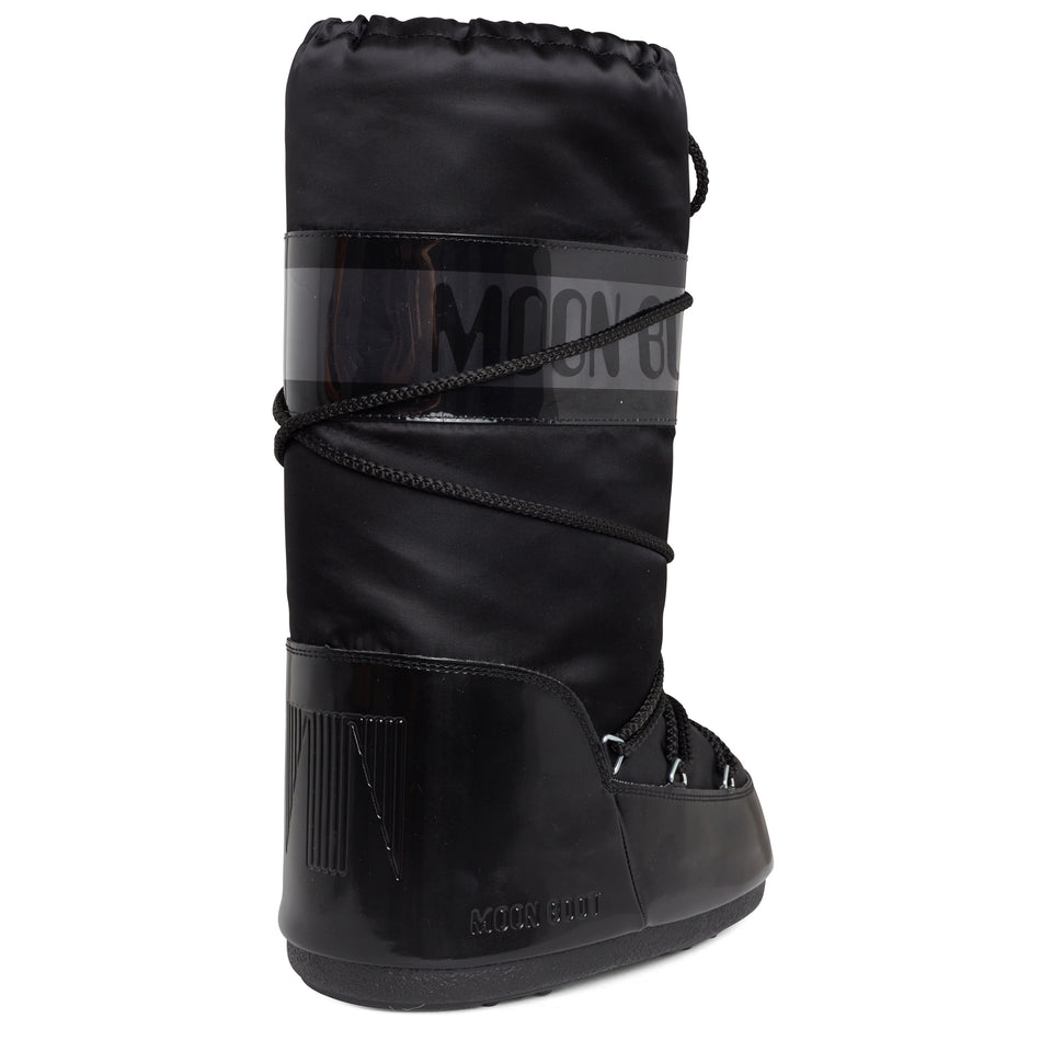 Moon Boot ''Icon'' in black fabric