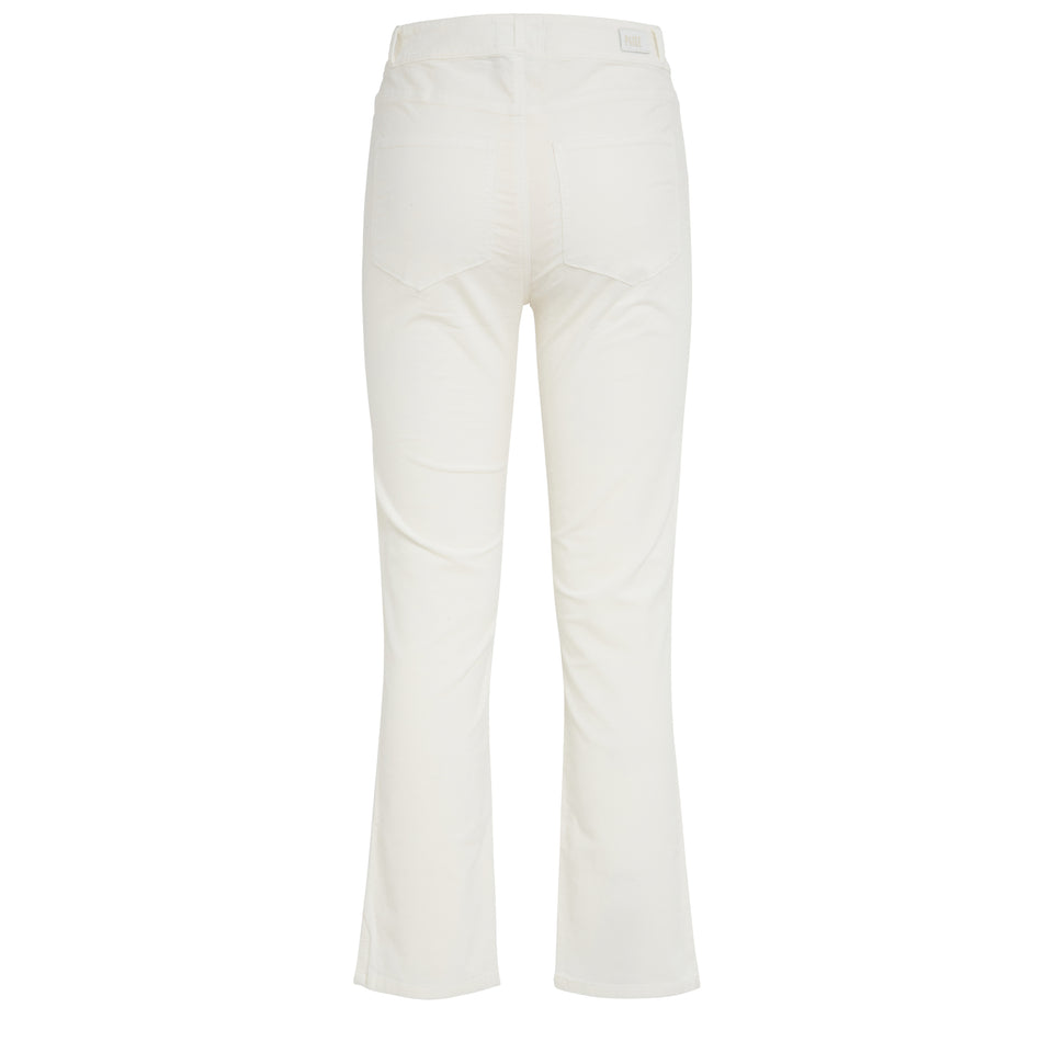 "Cindy" jeans in white denim