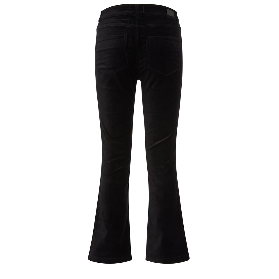 "Claudine" jeans in black denim