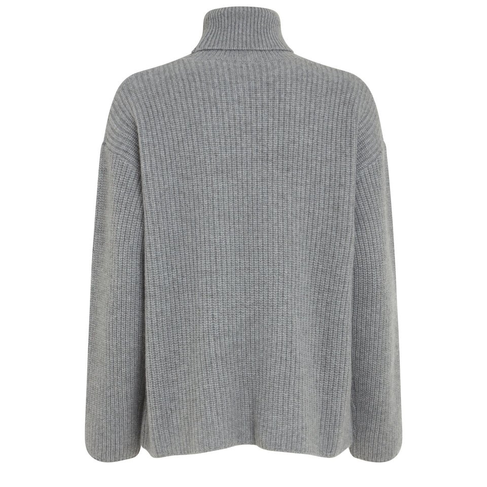 Maglione in lana grigio