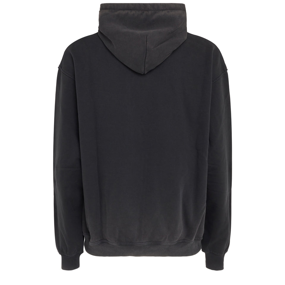 ''Mayhem'' sweatshirt in black cotton