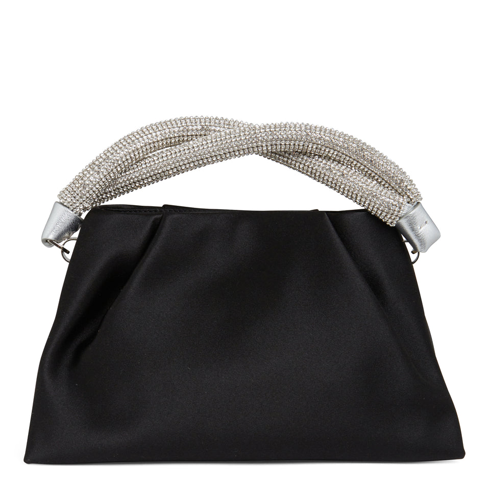''Berenice'' handbag in black satin