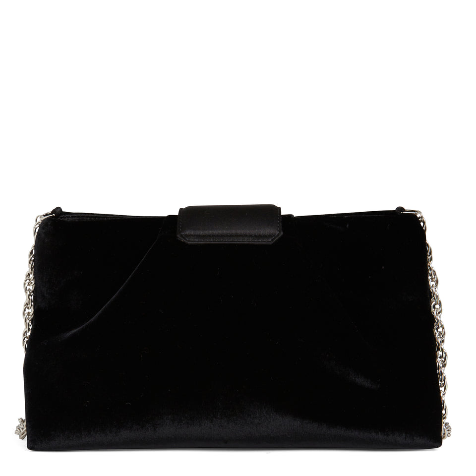 ''Colette'' handbag in black velvet