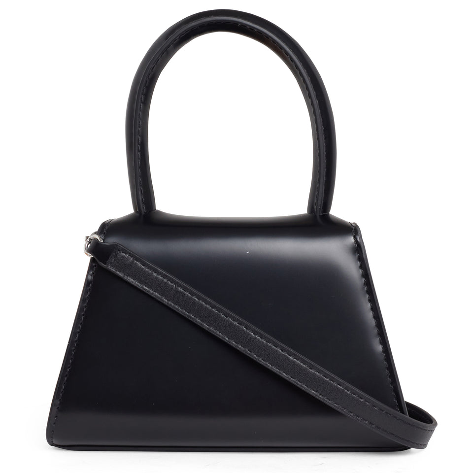 Mini ''The Bow'' bag in black patent leather