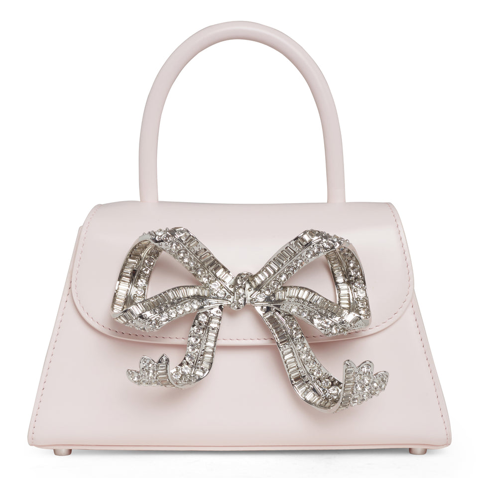 Mini ''The Bow'' bag in pink patent leather