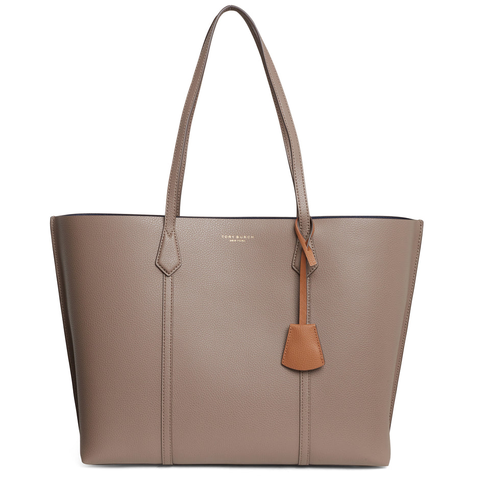 "Perry" bag in brown leather