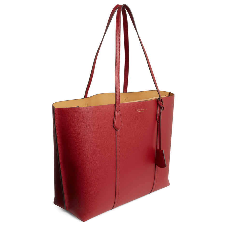 "Perry" bag in red leather