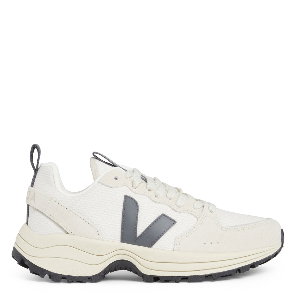 ''Venturi Mesh'' sneakers in white leather