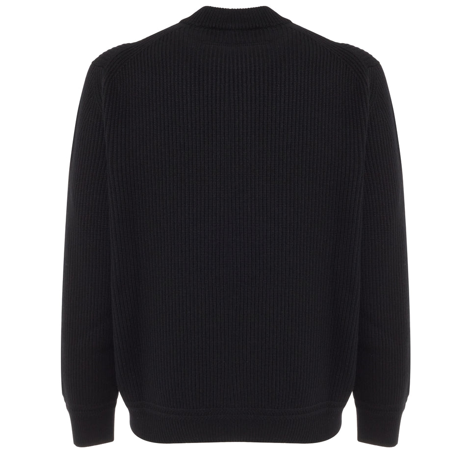 Black cashmere sweater