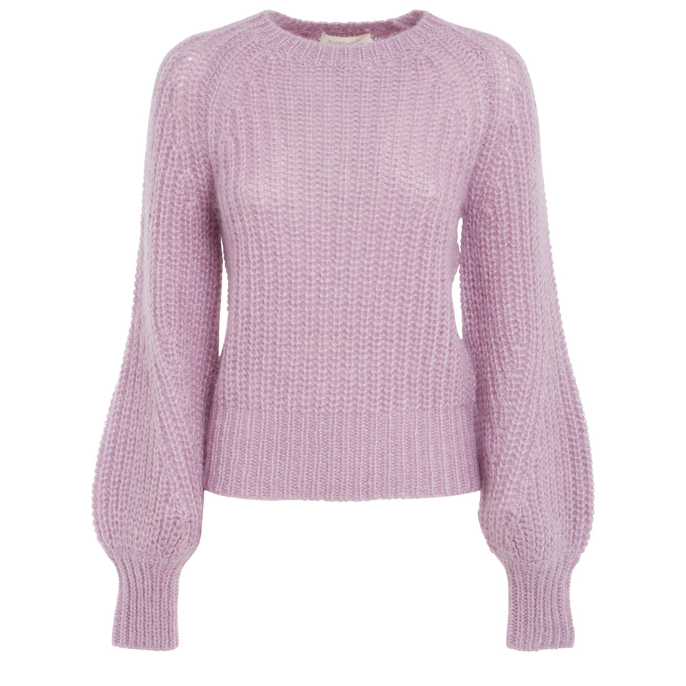 Lilac mohair sweater
