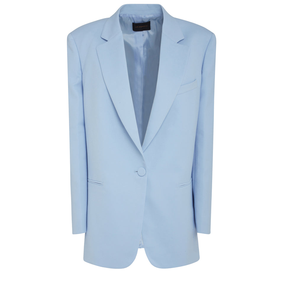 "Guia" blazer in light blue fabric