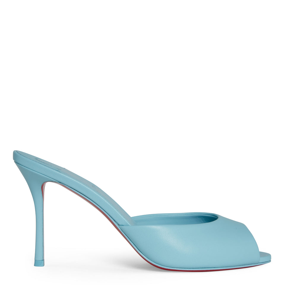 ''Me Dolly 85'' sandals in light blue nappa leather
