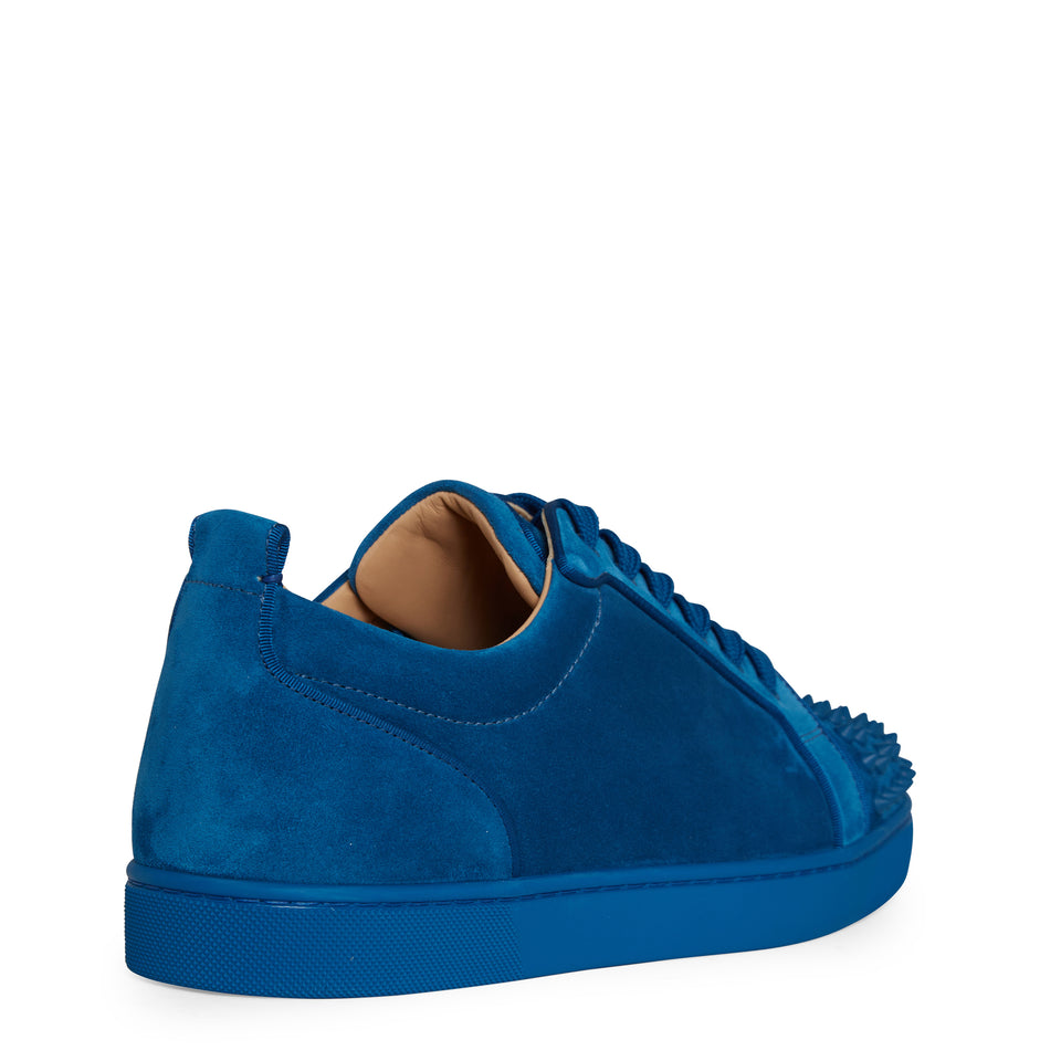 "Louis Junior Spikes" sneakers in blue suede