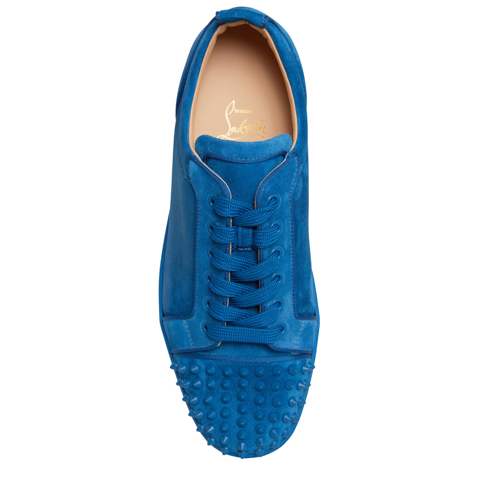 Sneakers "Louis Junior Spikes" in suede blu