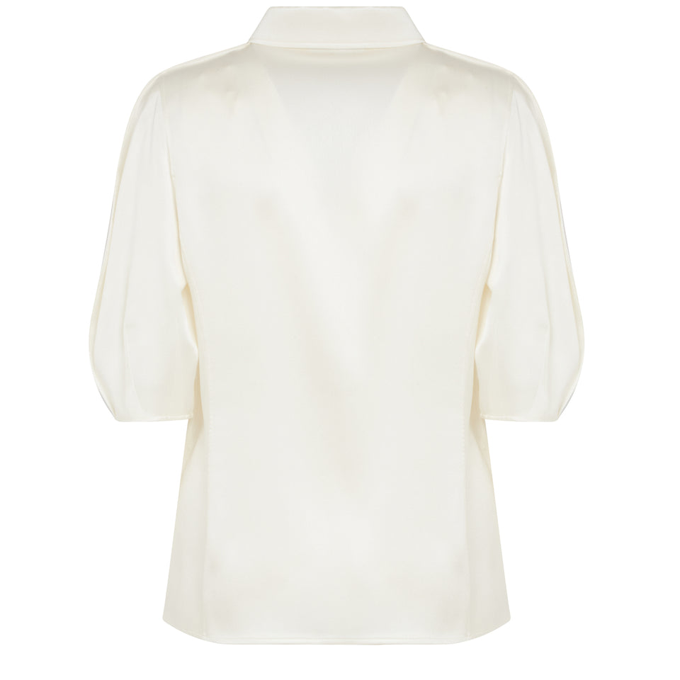 Camicia "Sansi" in seta bianca