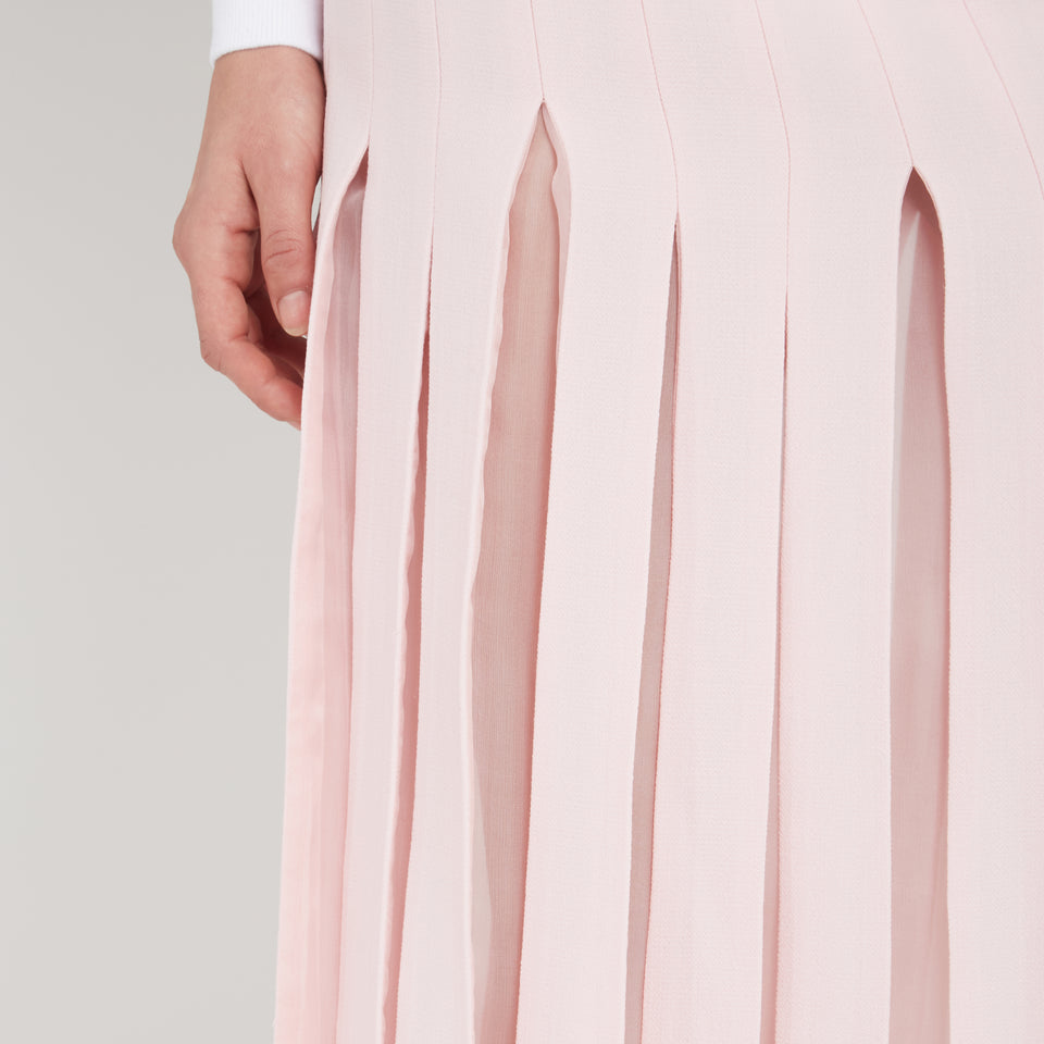 "Binka" skirt in pink fabric