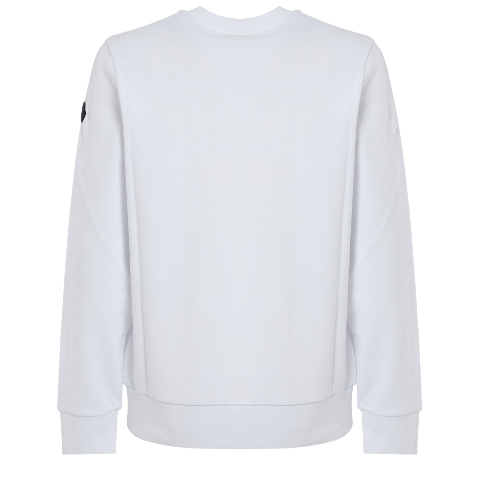 White cotton sweatshirt