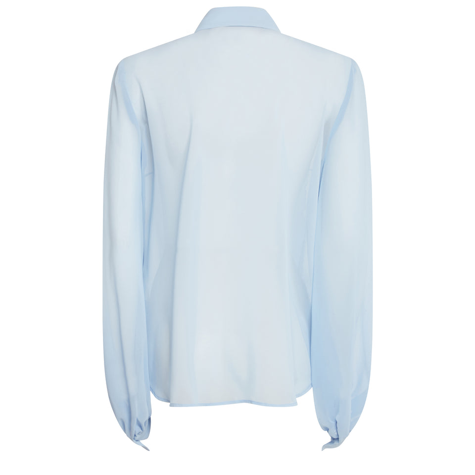 Light blue fabric shirt