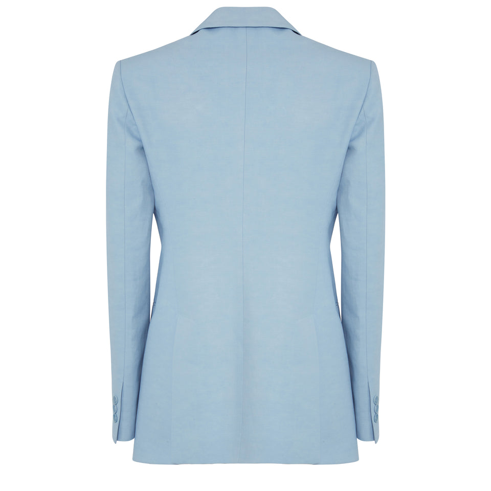 Light blue linen blazer