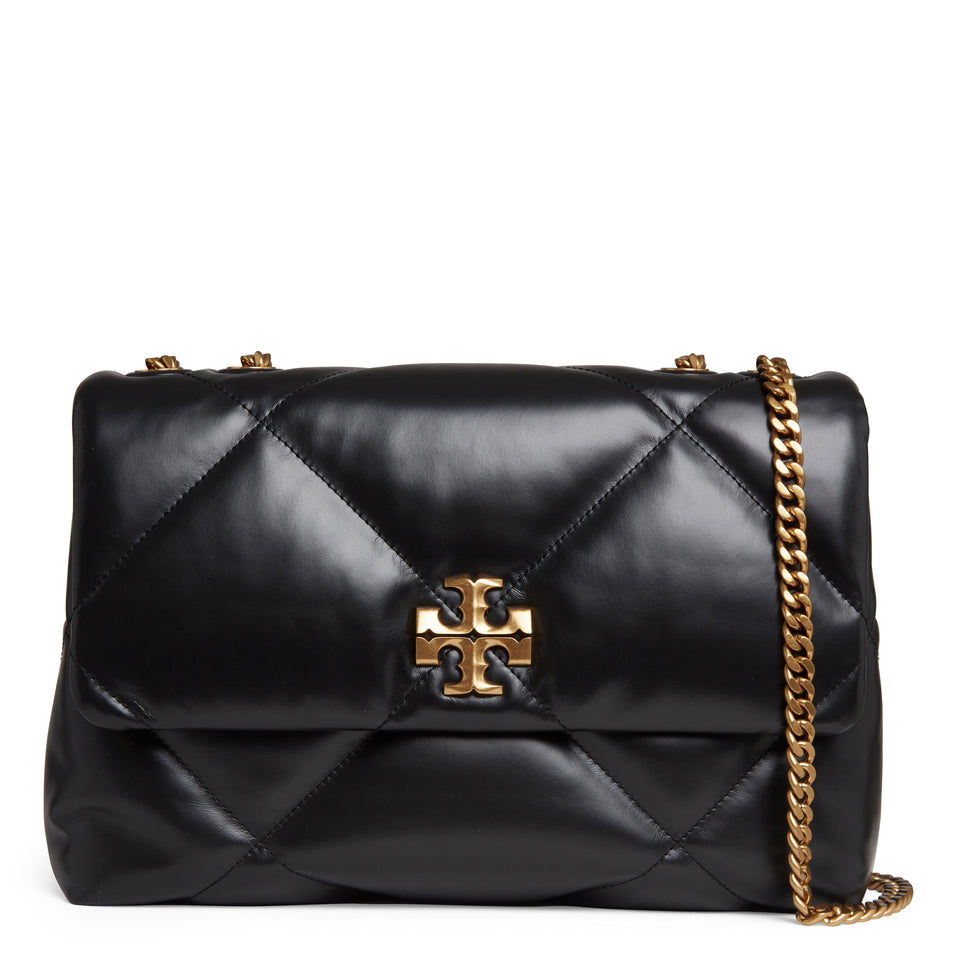 "Kira Diamond" bag in black leather