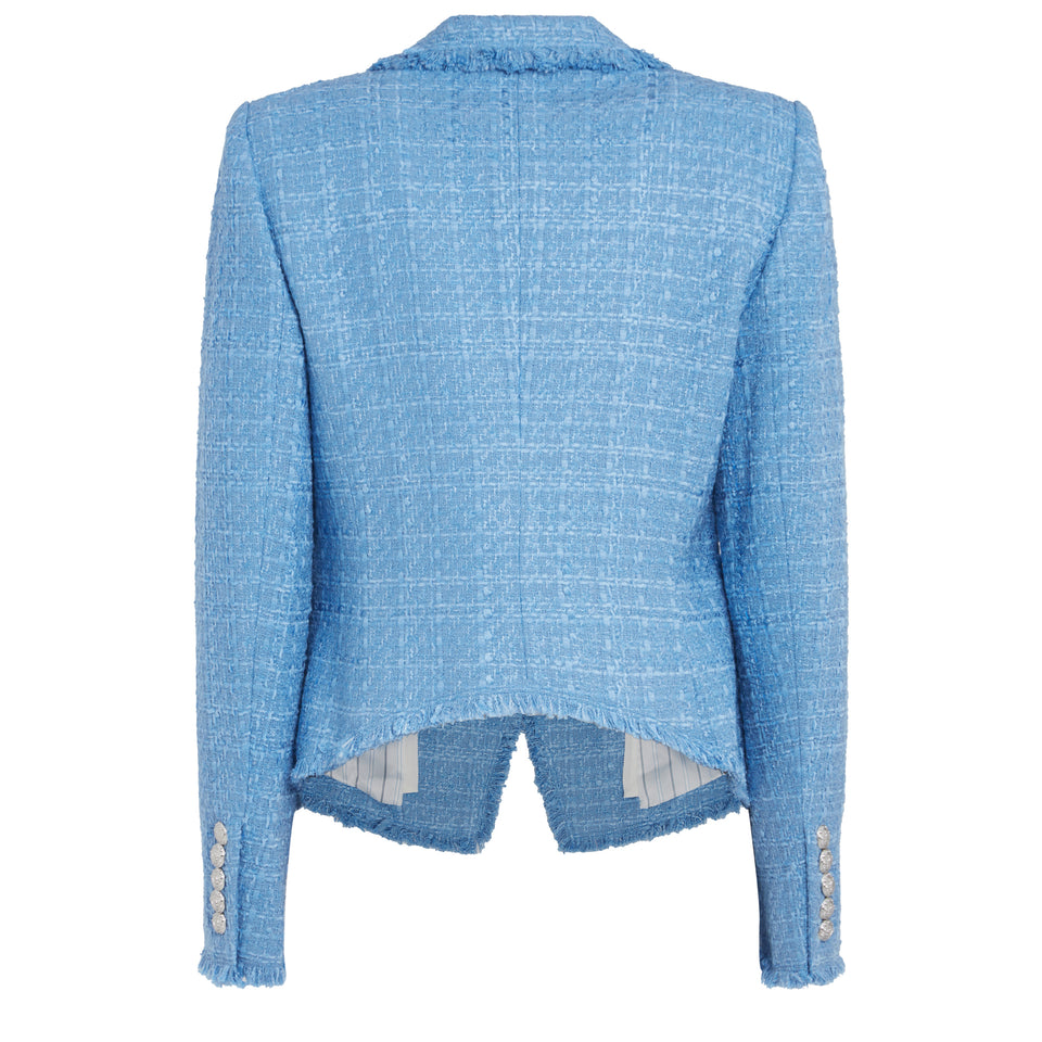 Light blue tweed jacket