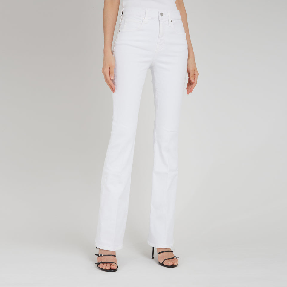 Jeans in denim bianchi
