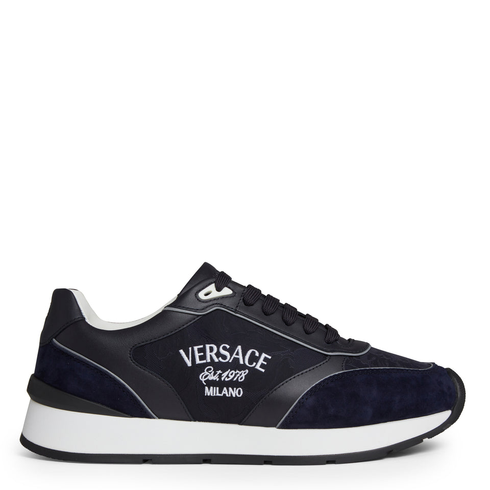 ''Milano'' sneakers in blue leather